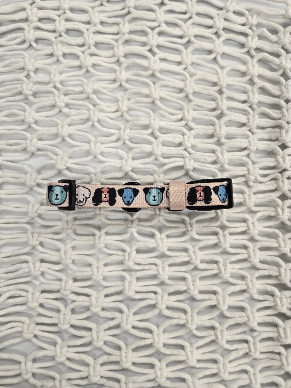 Sassy Woof Pink & Blue Patterned Dog Collar
